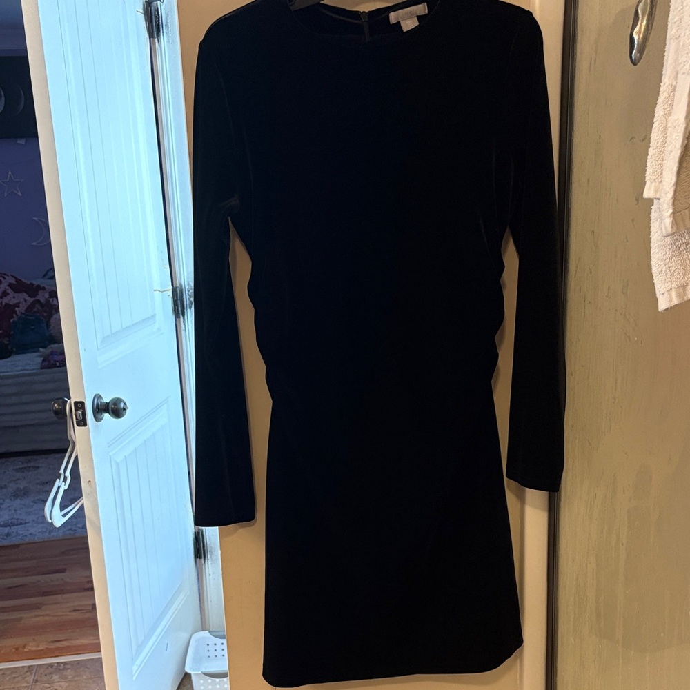 H&M Black Long Sleeve Dress